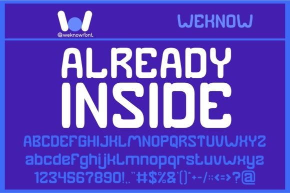 Already Inside: A Display Font That Commands Attention