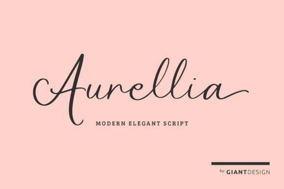 Aurellia: A Modern Script Font for Elegant Design