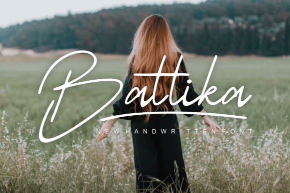 Battika: An Authentic Handwritten Font for Modern Brands