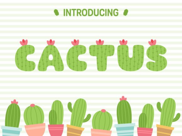 Cactus: The Bold, Green Typeface That Makes Designs Pop