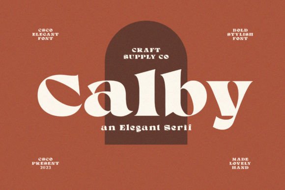 Calby: The Elegant Serif Font for Modern Design
