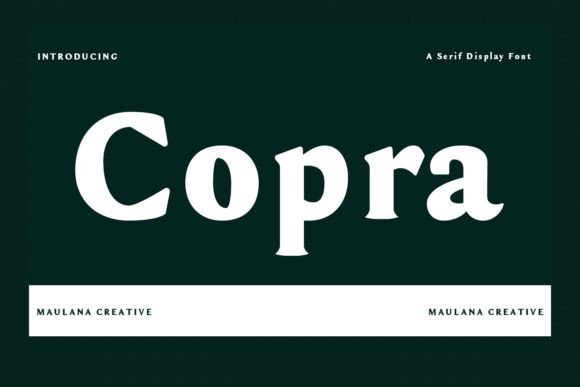 Copra: The Modern Serif That Commands Attention