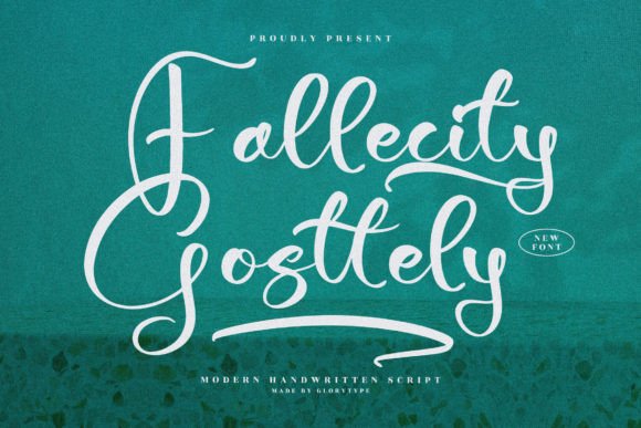 Fallecity Gosttely: A Handwritten Font with Timeless Charm