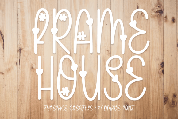 Frame House: A Sweet Display Font for Invitations and Creative Projects
