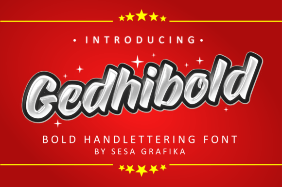Gedhibold: The Retro Groovy Font for Modern Design