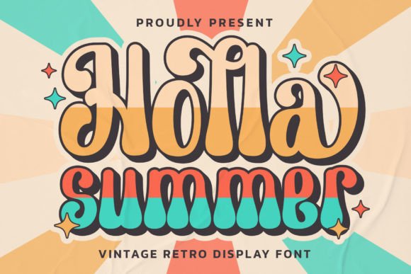 Holla Summer: Your Go-To Vintage Display Font
