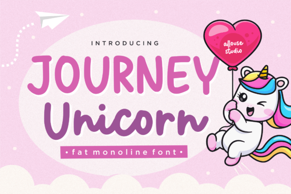 Journey Unicorn: A Monoline Script for Modern Creatives