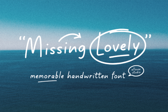 Missing Lovely: A Handwritten Font for Authentic Design