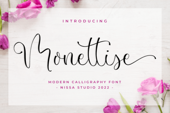 Monettise: A Modern Script Font for Elegant Design Projects