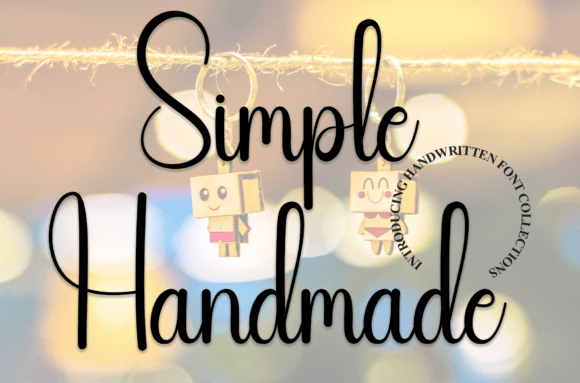 Simple Handmade: A Friendly Font for Authentic Design