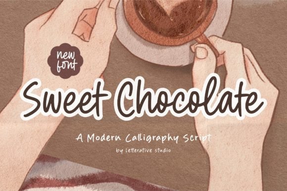 Sweet Chocolate: A Modern Calligraphy Script Font