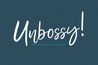 Unbossy: The Handwritten Font for Authentic Branding